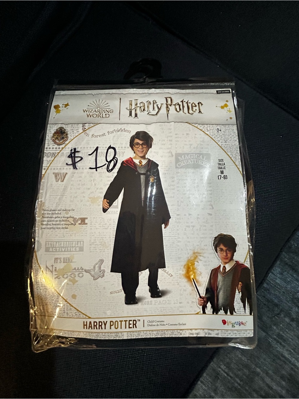 Warner Bros. Harry Potter Black and Red Gryffindor Robe Costume